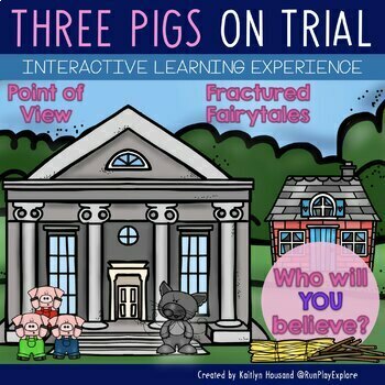 Preview of Three Little Pigs on Trial (Fractured Fairy Tale Trials)