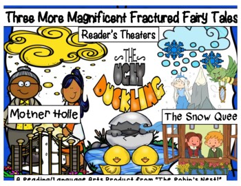 Preview of Three MORE Magnificent Fractured Fairy Tales Reader's Theaters/w vocabulary!