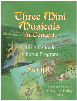 Preview of Three Mini Musicals in Concert - Script/Score Bundle