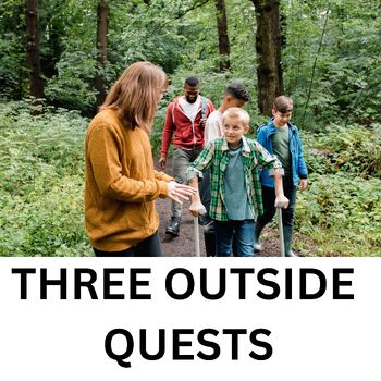 Preview of Camping Activity  Environment  Habitats Three Outside Quests STEM