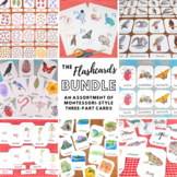 Three-Part Cards Bundle: Montessori-style flashcard bundle