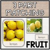 Three Part Matching | Fruit