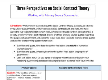 social contract assignment