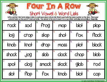 Phonics Dice & Game Board Set – Short Vowels (Closed Syllables