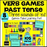 ESL Past Tense Verb Games Resource with -ed - ESL Curricul