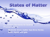 Three States of Matter Solid, Liquid, and Gas Science Powerpoint