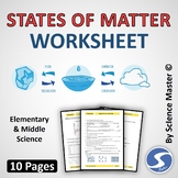 States of Matter Worksheet