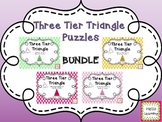 Three Tier Triangle Puzzles- BUNDLE