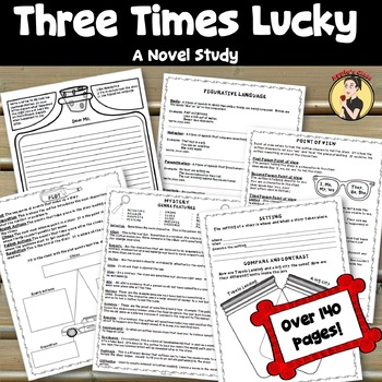 Preview of Three Times Lucky Novel Study