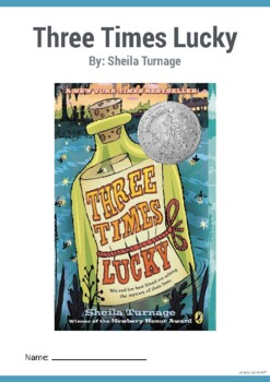 Three Times Lucky-Novel Study by Jamal Barbari | TPT