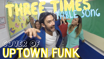 Preview of Three Times Table Song (Cover of Uptown Funk)
