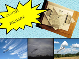 Three Types of Clouds Foldable (Interactive Notebook)