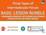 Three Types of Intermolecular Forces BASIC BUNDLE | Lesson