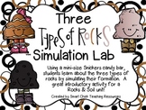 Three Types of Rocks Simulation Lab (Sedimentary, Igneous,