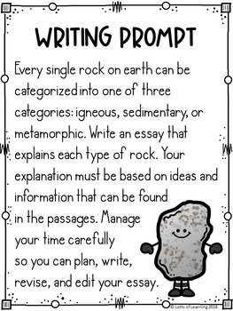 how to describe a rock in creative writing