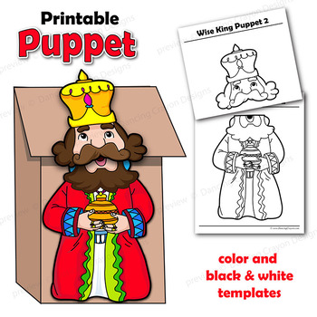 Puppets Craft - Police Officer Paper Bag Puppet Template