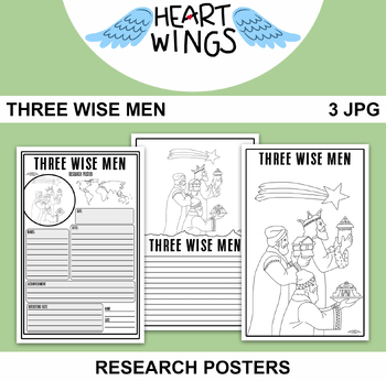 Preview of Three Wise Men Research Posters | 3 Posters