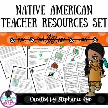 Preview of 5th Grade Social Studies-Three Worlds Meet-Native American Teacher Resources Set