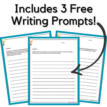 Three Writing Prompts for The City of Ember by Jeanne DuPrau - Freebie!