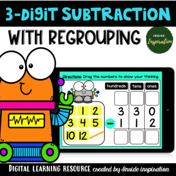 Preview of Three-digit Numbers Subtraction with Regrouping using the Standard Algorithm