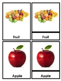 Three parts Cards. Fruit