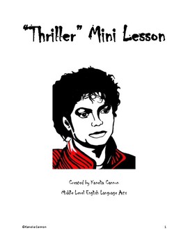 Preview of Thriller Mini Lesson