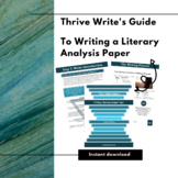 Ebook: Thrive Write's Guide to Writing a Literary Analysis Paper