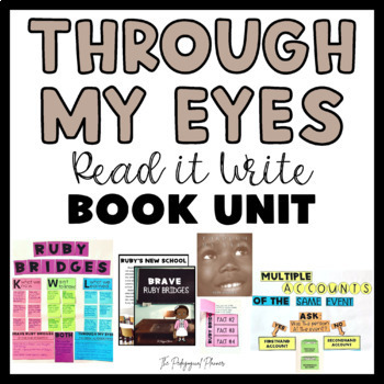 Preview of Through My Eyes Ruby Bridges Book Unit Activities Firsthand Secondhand Accounts