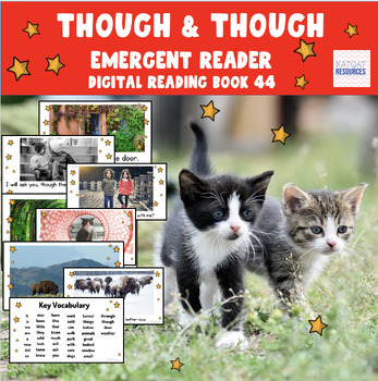 Preview of Through and Though - Emergent Reader - Google Slides™ ebook - 0044