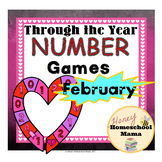 Through the Year - Number Recognition Games for Numbers 0 