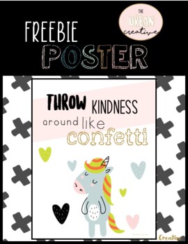 confetti Throw kindness | TPT like