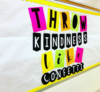 Spread Kindness Like Confetti Worksheets Teaching Resources Tpt