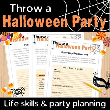 Preview of Throw a Halloween Party - Life Skills, Interest-Based Learning