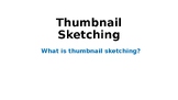 Thumbnail Sketching Introduction Activity
