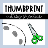 Thumbprint Cutting Practice Strips | Fringe, Lines, Shapes