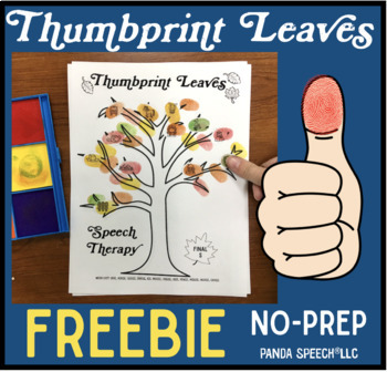 Preview of Thumbprint Leaves Freebie: Thumbprint ART!