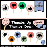Thumbs Up Thumbs Down Patels | Classroom Management