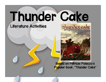 Thunder cake story elements | TPT