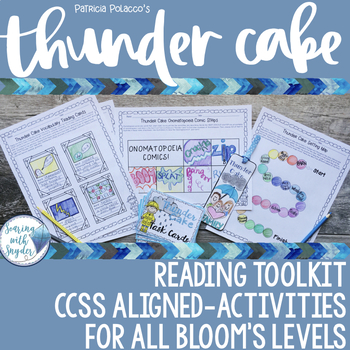 Preview of Thunder Cake Reading Comprehension Toolkit