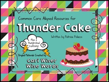 Preview of Thunder Cake by Patricia Polacco