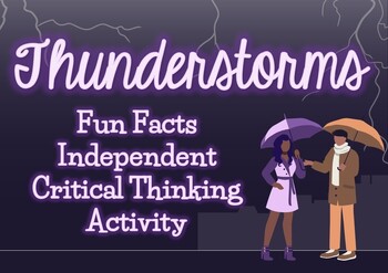 Preview of Thunderstorms Fun Facts!