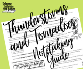 Thunderstorms and Tornadoes Trace-Along Notetaking Guide