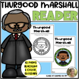 Thurgood Marshall Biography Reader for Black History Kinde