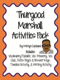 Thurgood Marshall Activities Pack