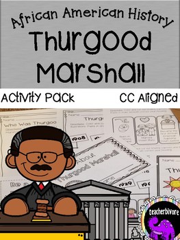 Preview of Thurgood Marshall Activity Pack {K-1}