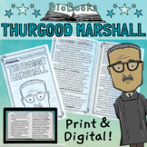 Thurgood Marshall Biography Reading Passage Activity Bookl