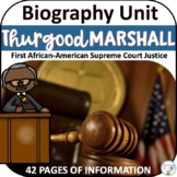 Thurgood Marshall Black History Month Activities Biography