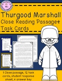 Thurgood Marshall Passage and Task Cards