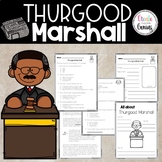 Thurgood Marshall| Historical Figures Assessment & Activity⭐️