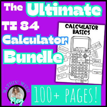 Preview of Ti-84 (All Series) Calculator Notes Bundle | Algebra 1
